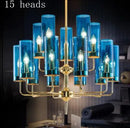 GobekUsa Glass Chandelier: Elegant Nordic Design Hanging Lamp for Kitchen Island, Restaurant, and Home