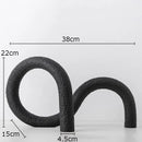 GobekUsa Abstract Twisted Knot Sculpture for Room Aesthetics Decor