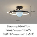 GobekUsa Blue Star LED Pendant Light for Home Decor