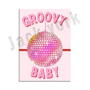 GobekUsa Funky Disco Gogo Boot Print | 70s Poster & Retro Wall Art for Eclectic Decor