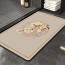 GobekUsa Chinese Style Diatom Mud Entry Door Mat - Super Absorbent & Anti-Slip