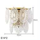 GobekUsa Carved Glass Pearl Chandelier for Dining Room, Living Bedroom, Study, Balcony - LED Pendant Lighting