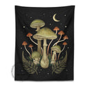 GobekUsa Botanical Mushroom Moom Tapestry Wall Hanging for Boho Living Room Decor