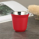 GobekUsa Double Wall Espresso Mugs 80ml - Set of 2 Stainless Steel Heat Insulated Cups