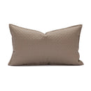 GobekUsa Brown Beige Faux Leather Cushion Cover 45x45cm for Home Sofa Living Room