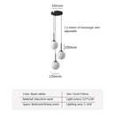 GobekUsa Glass Ball LED Chandelier for Dining Room, Hotel, and Stairs