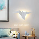 GobekUsa Elegant Triangular LED Wall Lamp for Bedroom Study Hotel Room