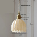 GobekUsa Blue Glass LED Pendant Light: Modern Nordic Hang Lamp for Living, Dining, Coffee Room