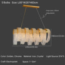 GobekUsa Crystal Tassels LED Ceiling Chandelier for Elegant Home Decor Lighting