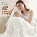 GobekUsa Fuzzy Super Soft Flannel Throw Blanket - Luxe Plush Blanket for Sofa, Bed