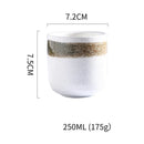 GobekUsa Coarse Ceramic Tea Cup Set - 250ml Originality Coffee Mug