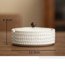GobekUsa Ceramic Ashtray with Lid - Stylish Smoking Accessories for Home and Office
