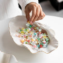 GobekUsa Gold Ceramic Seashell Bowl: Luxe Decorative Storage Tray for Candy, Fruit, Jewelry