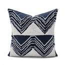 GobekUsa Boho Loop Pillowcase - Grey Beige Tufted Cushion Cover for Home Decoration