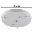 GobekUsa Ceiling-Mounted Base Canopy Plate Chandelier Pendant Light 3 Heads Lighting