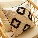 GobekUsa Geometric Chenille Embroidered Pillow Covers Boho Moroccan Style Decor