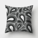 GobekUsa Geometric Stripes Pillowcase 45x45cm Polyester Cushion Cover for Living Room