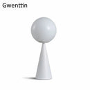 GobekUsa Gold Glass Ball Table Lamp LED Desk Lighting Modern Home Decor for Bedroom Living Room