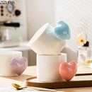 GobekUsa Love Heart Ceramic Mugs 330ml Dining Coffee Tea Cup Juice Container