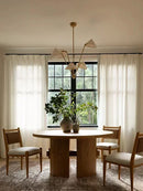 GobekUsa Japanese Cloth Chandeliers Pendant Lights for Living Room Decor