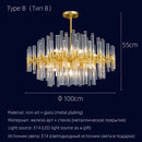 GobekUsa Crystal Chandelier: Elegant Luxury Pendant Lighting for Home, Restaurant & Hotel