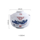 GobekUsa 4.25" Ceramic Stew Pot Bowl with Lid - Multipurpose Steam Egg Soup Bowl - Small Steaming Cup for Slow Cooking - Home & Restaurant Tableware