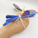 GobekUsa Crystal Dragonfly Handmade Natural Crystal Decorative Figurines