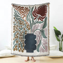 GobekUsa Daisy Pattern Woven Throw Blanket: Stylish Tassel Thread Blanket for Home Decor & Picnics
