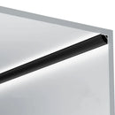 GobekUsa Black V LED Aluminum Profile with Milky Cover for Strip Light in Corner Cabinets