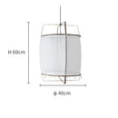 GobekUsa Linen Cotton Pendant Lamp: Nordic White DIY Fabric Shade LED Island Lighting