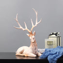 GobekUsa Deer Sculpture: High-End Resin Elk Figurine for Luxury Home Decor