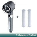 GobekUsa 3-Mode High Pressure Handheld Shower Head with Stop Button - Bathroom Spray Nozzle