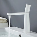 GobekUsa Brass Bathroom Faucet Mixer Tap, Black/Gold Finish, Single Handle Hot/Cold Lavatory
