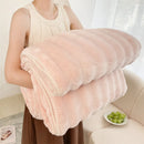 GobekUsa Bubble Velvet Woolen Sofa Blanket - Soft & Warm Multi-Purpose Cover