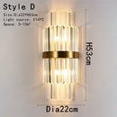 GobekUsa Gold Crystal Bracket Light: Stylish Lighting Fixtures for Home Wall Decor