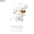 GobekUsa Gold David Statue Resin Sculpture Artwork Ornament for Living Room