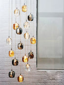 GobekUsa Crystal LED Ceiling Chandelier for Living Room, Bedroom, Dining, and Kitchen