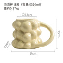 GobekUsa Grape Ceramic Mug: Cute, High Value, Office & Home Milk Cup, Women's Gift.