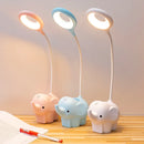GobekUsa Elephant LED Table Lamp: Three Color Temperature Adjustable Eye Protection Learning Light