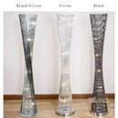 GobekUsa Aluminum Tower Floor Lamp for Living Room, Modern LED Standing Light Stand