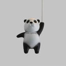 GobekUsa Kids Cartoon Panda Polar Bear Ceiling Light Chandelier for Boys and Girls' Bedroom