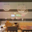 GobekUsa LED Net Pocket Pendant Light: Minimalist Creative Art Chandelier for Living Room