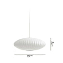 GobekUsa Bubble Silk Pendant Chandelier for Dining Living Room Kitchen Island & Bedroom
