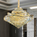 GobekUsa Crystal Chandelier LED Lighting for Luxury Living Room, Bedroom, Dining Room