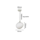 GobekUsa Glass Ball LED Pendant Lights for Home Decor, Living/Dining Room, Bar, & Stairs