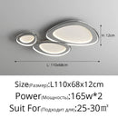 GobekUsa LED Chandeliers White Chrome Kitchen Light Fixture Modern Home Lighting