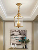 GobekUsa Bronze Glass Chandelier Pendant Lights for Country Home Decor