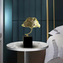GobekUsa Ginkgo Leaf Metal Sculpture Home Decor Accent
