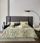 GobekUsa Eucalyptus Fiber Flowers Summer Quilt Set: Silky, Cool Comfort for Bedtime Bliss
