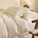 GobekUsa Cozy Velvet Lace Bedding Set: Duvet Cover, Sheet, Pillowcases - 4Pcs Warm & Stylish